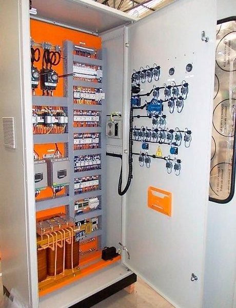 Quadro elétrico montado pela RA